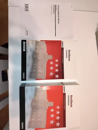 Temario Auxiliar Admin Comunidad Madrid 2026 Adams