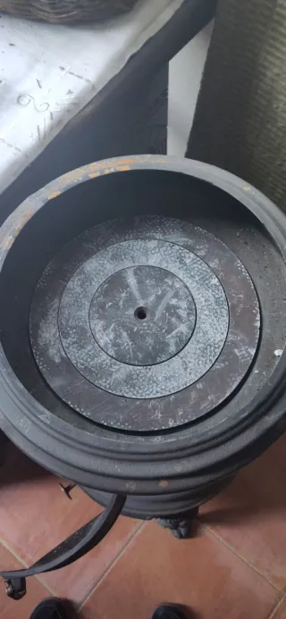 Estufa de leña Lacunza original