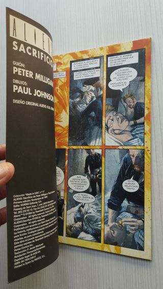 Aliens Sacrificio. Norma