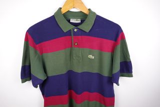 Polo Lacoste Rayas Vintage Talla L