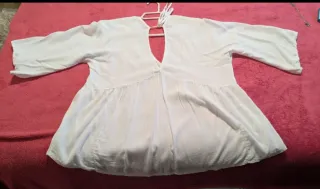 Camisa amplia ibicenca bordada