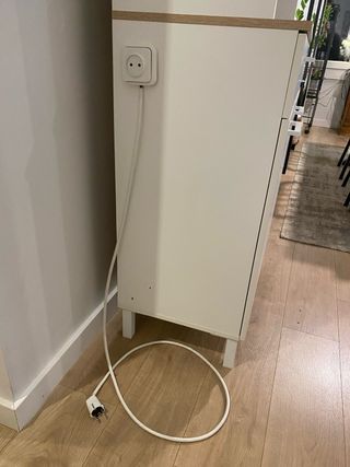 Armario Alacena Blanco y Madera