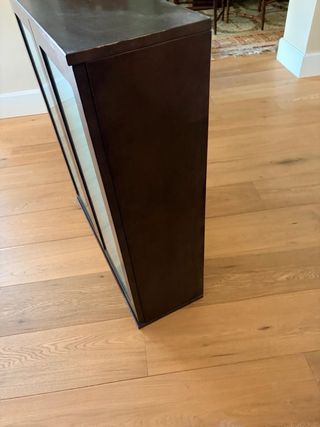 Armario baño madera Wengué