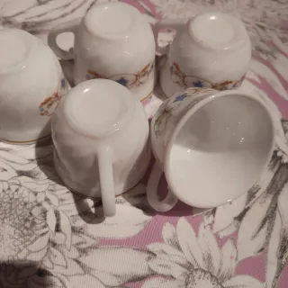 5 Tacitas Arcopal Vintage Florales