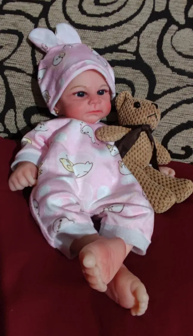 Bebita reborn silicona 33cm
