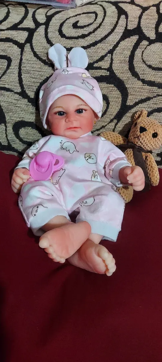 Bebita reborn silicona 33cm