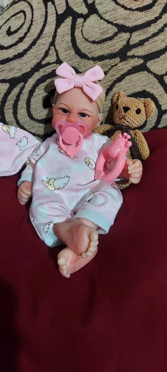 Bebita reborn silicona 33cm