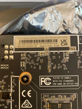 Tarjeta Gráfica NVIDIA GTX 1650