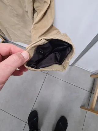 Americana pana hombre ZARA beige