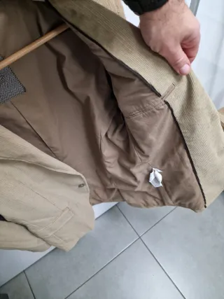 Americana pana hombre ZARA beige