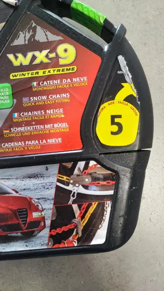 Coppia catene neve WX-9 taglia 5