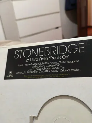 Stonebridge vs Ultra Naté Freak On Promo LP duplo