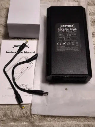 Bateria NASTIMA LiFePO4 12.8V 6Ah 72Wh