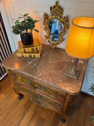 Espejo Barroco Dorado Hormaetxea Bilbao Antiguo