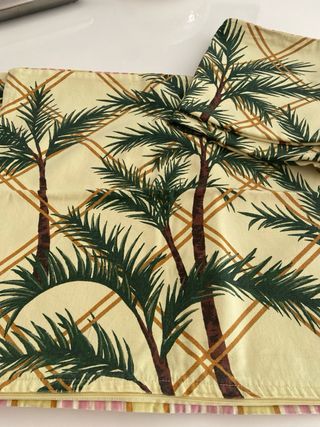 Lote 4 cojines Ikea palmeras