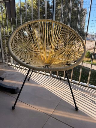 Conjunto terraza: 2 sillas y mesa