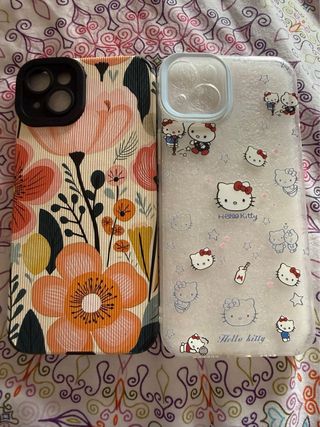 Fundas iPhone 14 Plus: Floral y Hello Kitty
