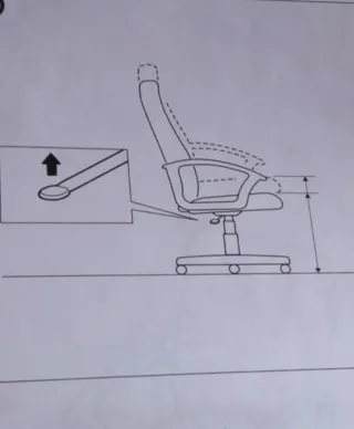 Silla de oficina negra