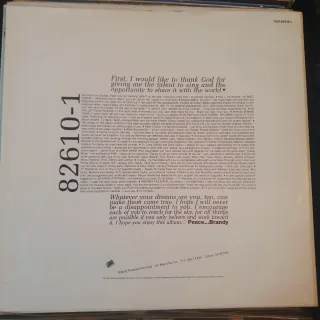 Vinilo Brandy - R&B/Soul