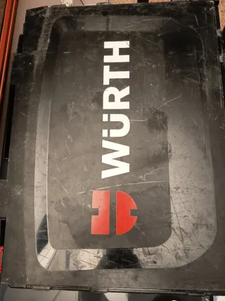 Taladro y amoladora baterías y cargador Wurth