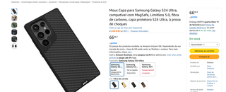 Mous Capa Carbono Samsung S24 Ultra