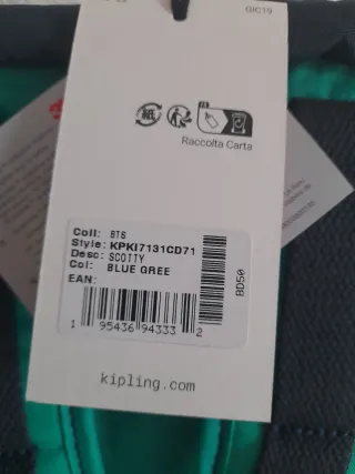 Mochila Kipling Nueva