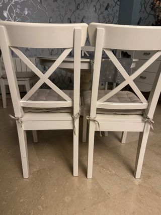 Mesa redonda extensible IKEA