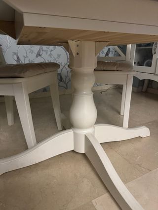 Mesa redonda extensible IKEA