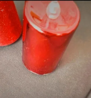 4 Velas LED Rojas 6cm