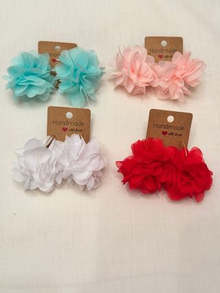 Pendientes flamencos florales