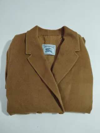 Abrigo Lana Vintage Burberry Marrón