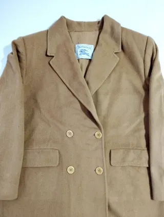 Abrigo Lana Vintage Burberry Marrón