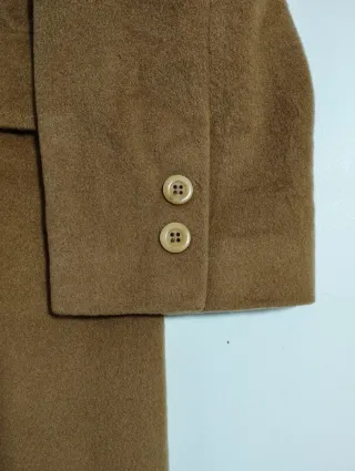 Abrigo Lana Vintage Burberry Marrón