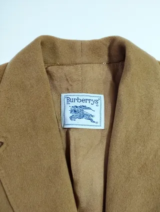 Abrigo Lana Vintage Burberry Marrón