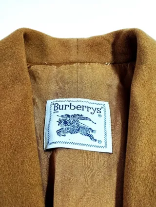 Abrigo Lana Vintage Burberry Marrón