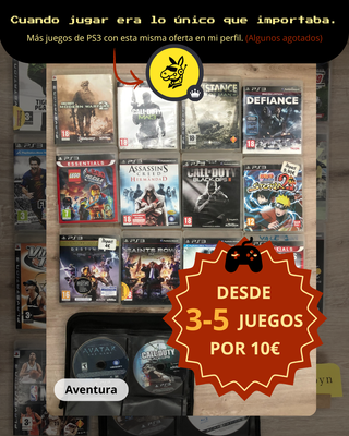 3-5 por 10€ - Juegos PS3 de deportes PAL ESP