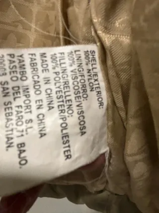 Cazadora mujer Cold verde militar talla M