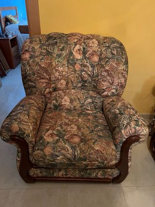 Sofá de 3 plazas estampado