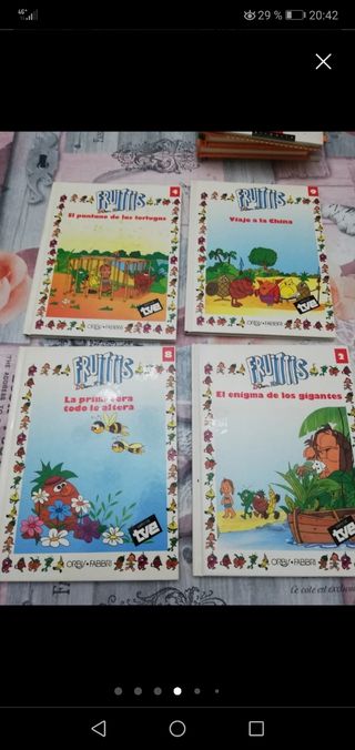 4 libros Fruittis