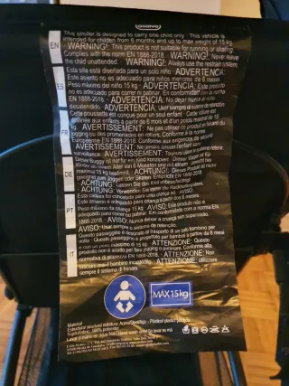 Silla de paseo Asalvo Baby