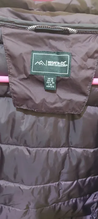 Chaqueta mujer plumífera morada nueva