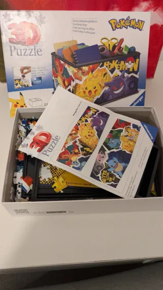 Puzzle 3D Pokémon Caja Organizadora
