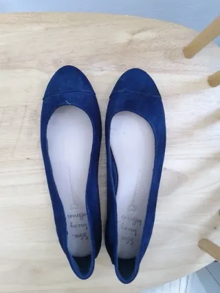 Manoletinas Sfera azul marino