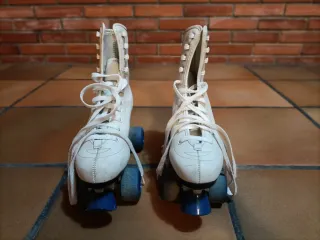 Patines Jack London 4 ruedas, color blanco.