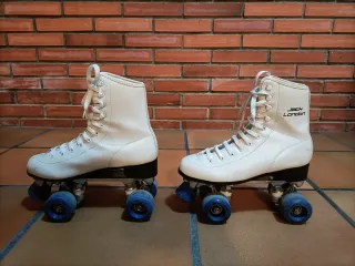 Patines Jack London 4 ruedas, color blanco.