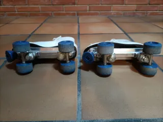 Patines Jack London 4 ruedas, color blanco.