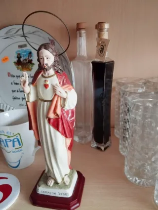 Figurina di motociclisti, toilet Guy, Jesús, figurine