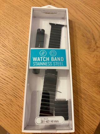 Correa Apple Watch Aluminio Negro 38/40/41mm