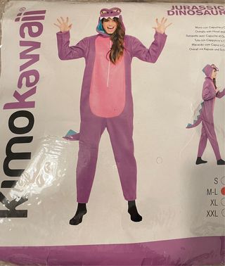 Disfraz Dinosaurio Kimokawaii Morado Talla M-L