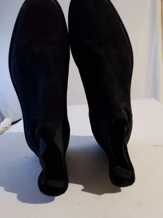 Botas Zara Ante Negro Talla 40